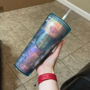 Used Starbucks Venti Rainbow Tumbler